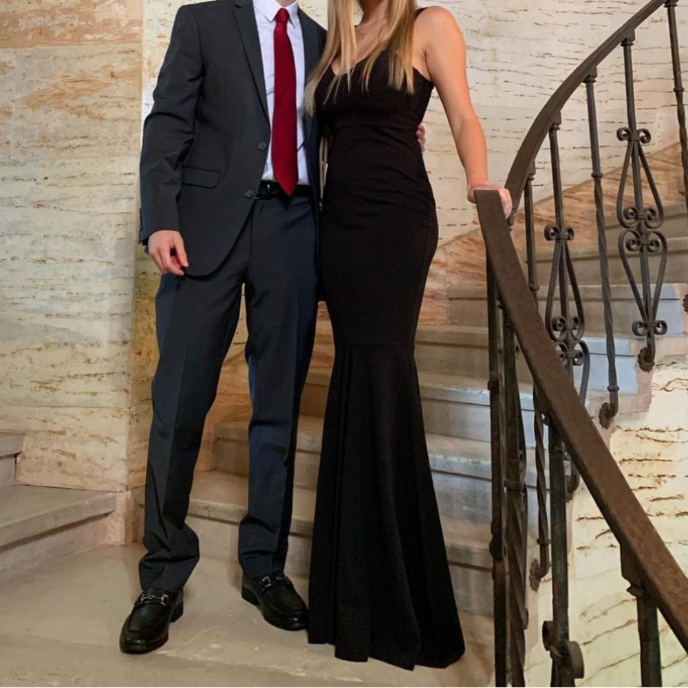 Black elegant mermaid dress